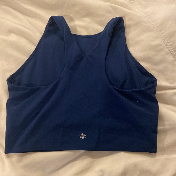 Navy blue cropped tank athleta - Picture 3 of 3